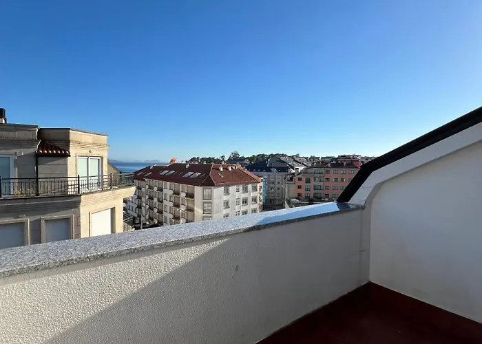 Atico Rocafort Con Vistas Al Mar Sanxenxo